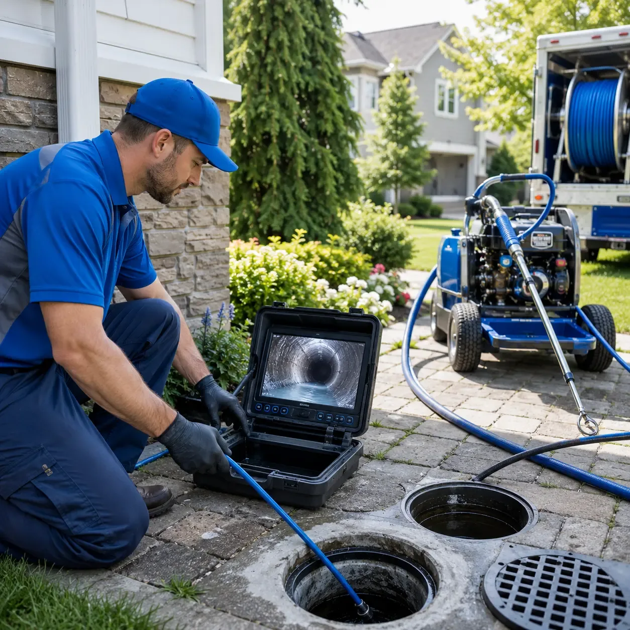 Outdoor drain cleaning professionals serving Alverda, PA